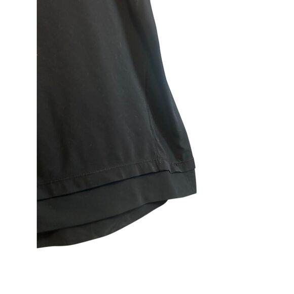 90 Degree Black Tank Top Medium Sleeveless Layered Hem Athletic Activewear - Picture 4 of 5